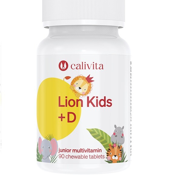 Lion Kids cu Vitamina D (90 tablete)