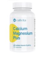 Calciu Magneziu PLUS Vitamina K2 (100 capsule)